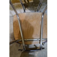 thumb-2 retro Formica keukenstoelen met verchroomd buisframe-4