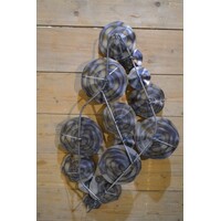 thumb-Handgemaakte metalen wanddecoratie bladeren-4