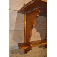 thumb-Eiken Art Deco wandrekje met legplank-3