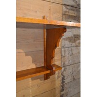 thumb-Eiken Art Deco wandrekje met legplank-4