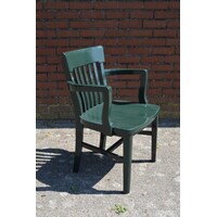 thumb-Vintage mahoniehouten bankiersstoel H. Krug-1