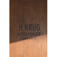 thumb-Vintage mahoniehouten bankiersstoel H. Krug-5