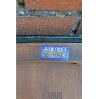 thumb-Vintage mahoniehouten bankiersstoel H. Krug-7