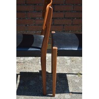 thumb-Set van 2 vintage teak eetkamerstoelen jaren 60-5