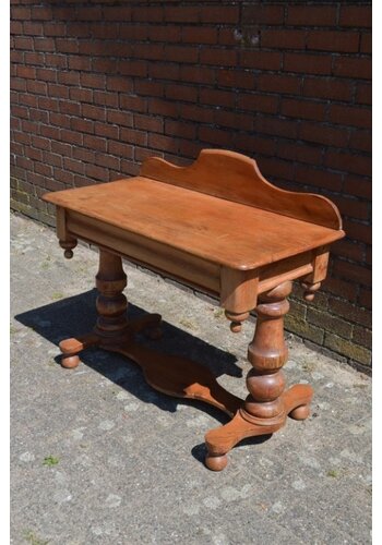 Antieke grenen wastafel 