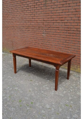 Eettafel massief teak 