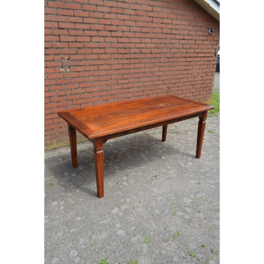 Lange eettafel massief teak 8 personen-2