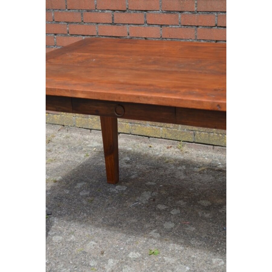 Lange eettafel massief teak 8 personen-5