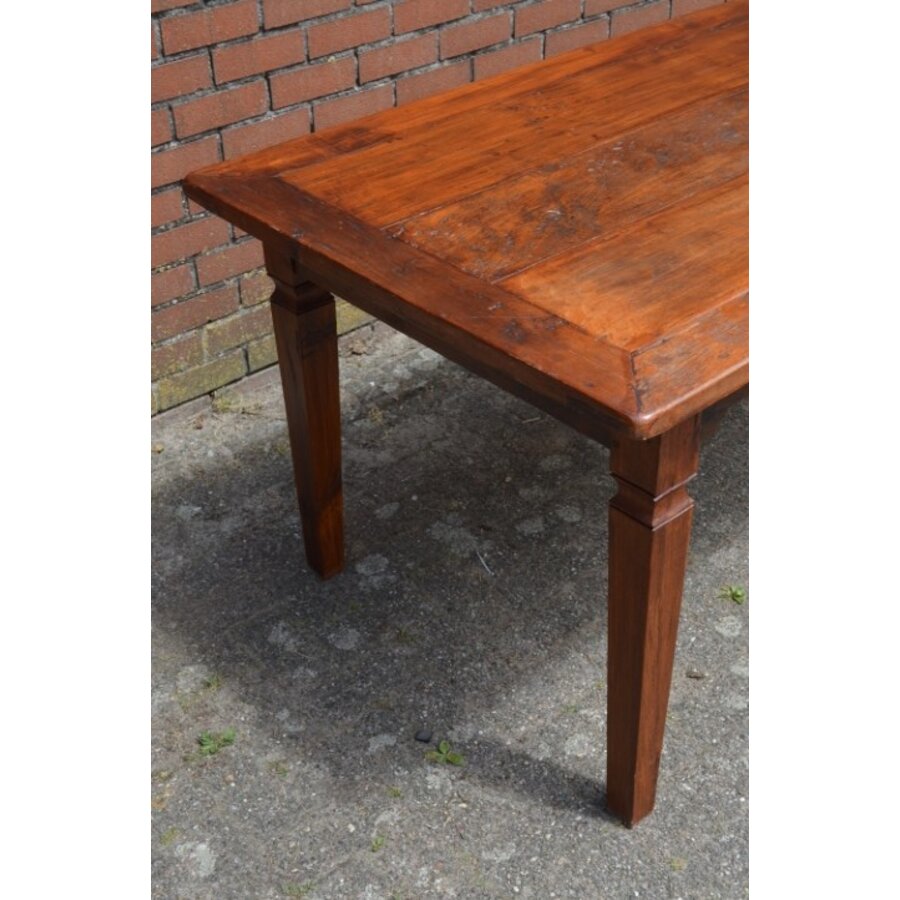 Lange eettafel massief teak 8 personen-6