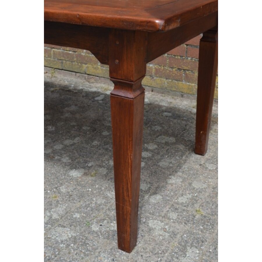 Lange eettafel massief teak 8 personen-8