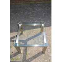 thumb-RVS salontafel met glazen blad-2