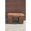 LoodsVol, Tweedehands Retro eiken fineer schrijfbureau jaren 50