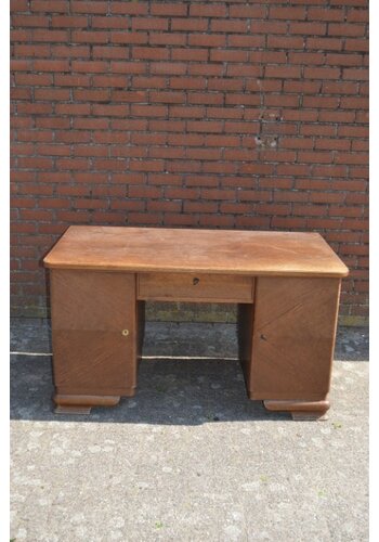 Retro eiken fineer bureau 