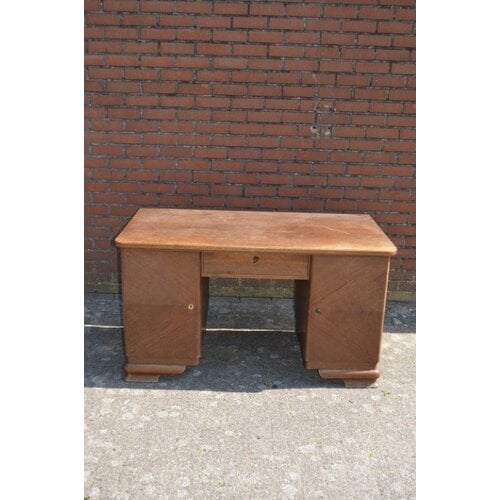 Retro eiken fineer bureau 