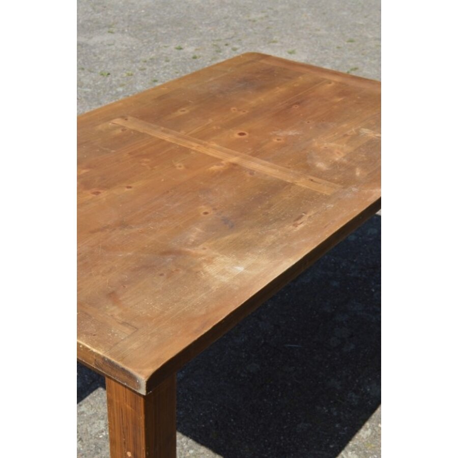 Grenenhouten eettafel met karakter en mogelijkheid voor aanzetbladen-6