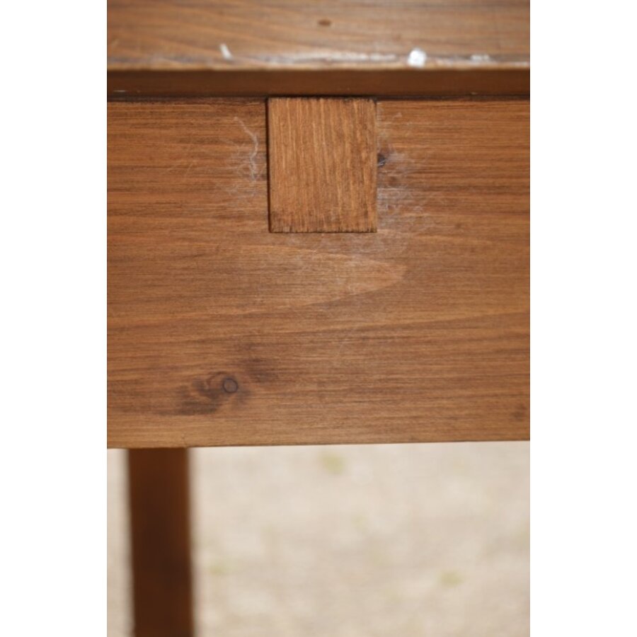Grenenhouten eettafel met karakter en mogelijkheid voor aanzetbladen-7