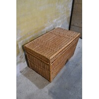 thumb-Grote rieten hutkoffer opbergmand met deksel-2