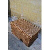 thumb-Grote rieten hutkoffer opbergmand met deksel-3