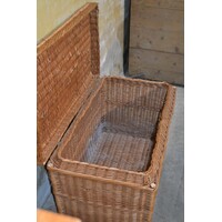 thumb-Grote rieten hutkoffer opbergmand met deksel-5