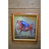LoodsVol, Tweedehands Olieverfschilderij Mithras bedwingt de stier - Boukje Veltman
