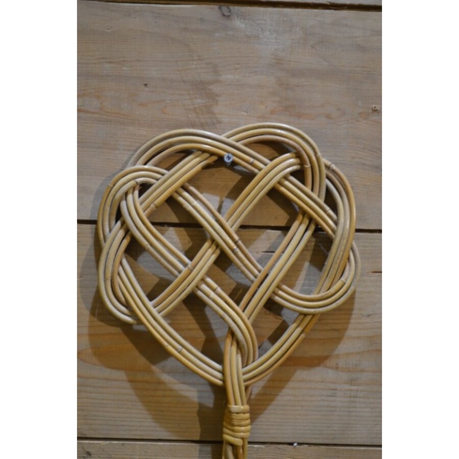 Ouderwetse rotan mattenklopper vintage-2