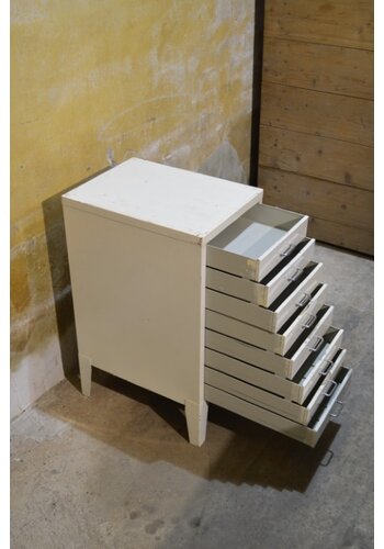 Metalen ladenkastje 8 laden 