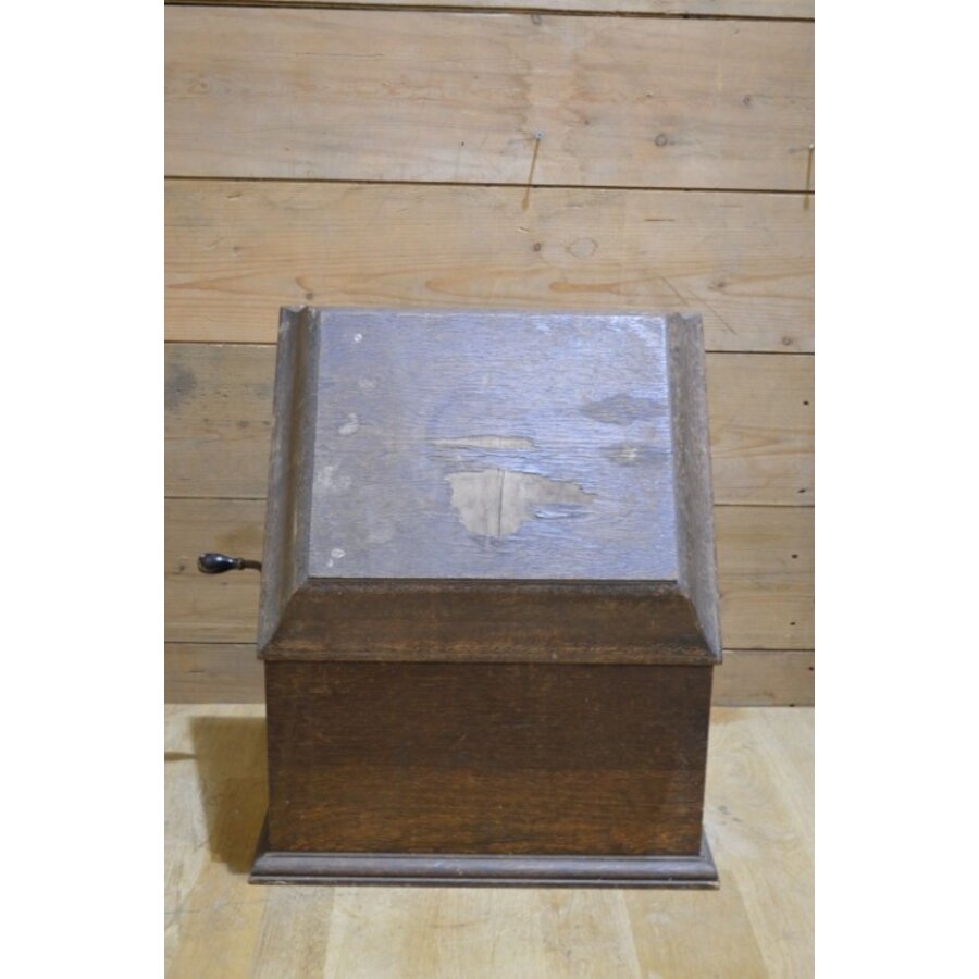Antieke tafelgrammofoon His Master's Voice jaren 20-30-3