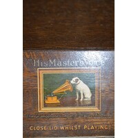 thumb-Antieke tafelgrammofoon His Master's Voice jaren 20-30-9