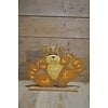 Vintage Vrolijke beer van hout