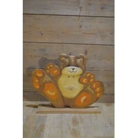 thumb-Vrolijke vintage beer van hout-6