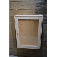 thumb-Houten hangkastje met ruitjesdeur-1