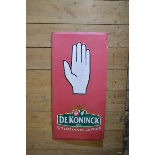 Metalen wandbord 