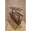 LoodsVol, Tweedehands Mid-Century Modern lectuurbak tafeltje van mahonie