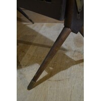 thumb-Mid-Century Modern lectuurbak tafeltje van mahonie-8