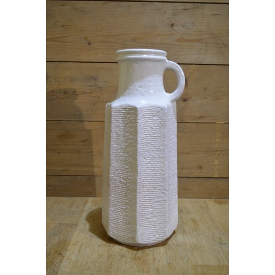 Witte retro West-Germany keramiek vaas 7835-48-1