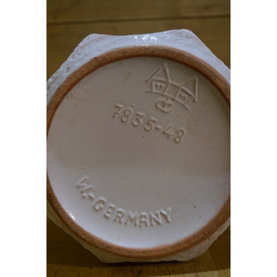 Witte retro West-Germany keramiek vaas 7835-48-8