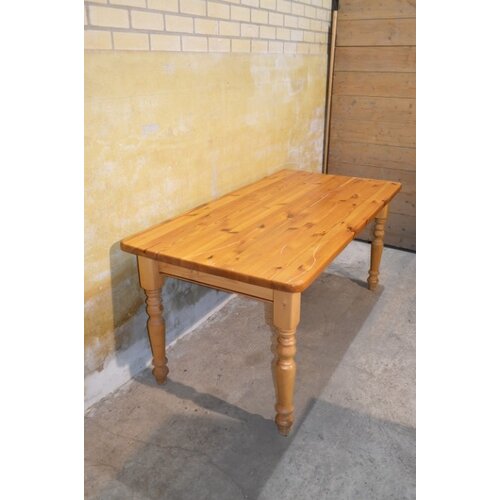 Grenen eettafel boerderij 