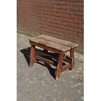 thumb-Geleefd houten timmermans werkbankje uit de jaren 50-5
