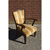 LoodsVol, Tweedehands Eiken armstoel met stoffen zitting en rugleuning