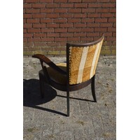thumb-Eiken armstoel met stoffen zitting en rugleuning-5