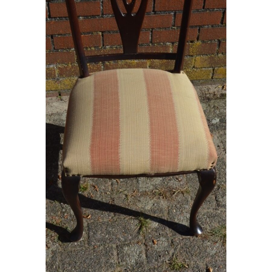 2 Engelse stoelen Chippendale stijl-5