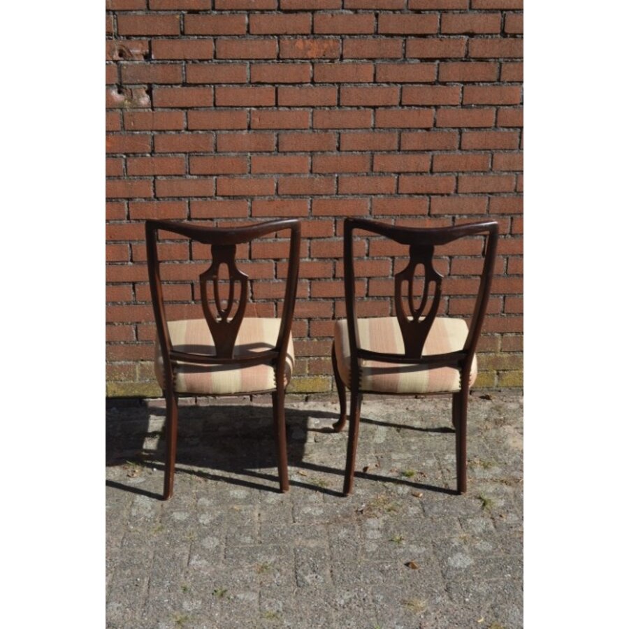 2 Engelse stoelen Chippendale stijl-6