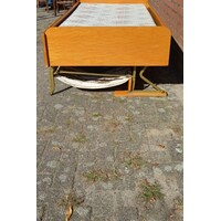thumb-Jaren 50 opklapbed met matras-3