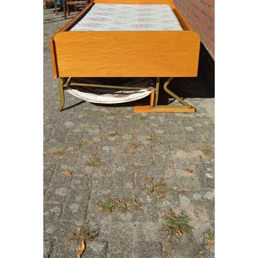 Jaren 50 opklapbed met matras-3