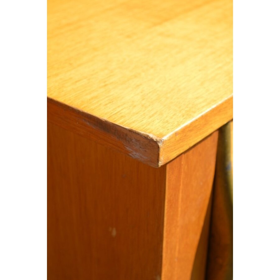 Jaren 50 opklapbed met matras-10