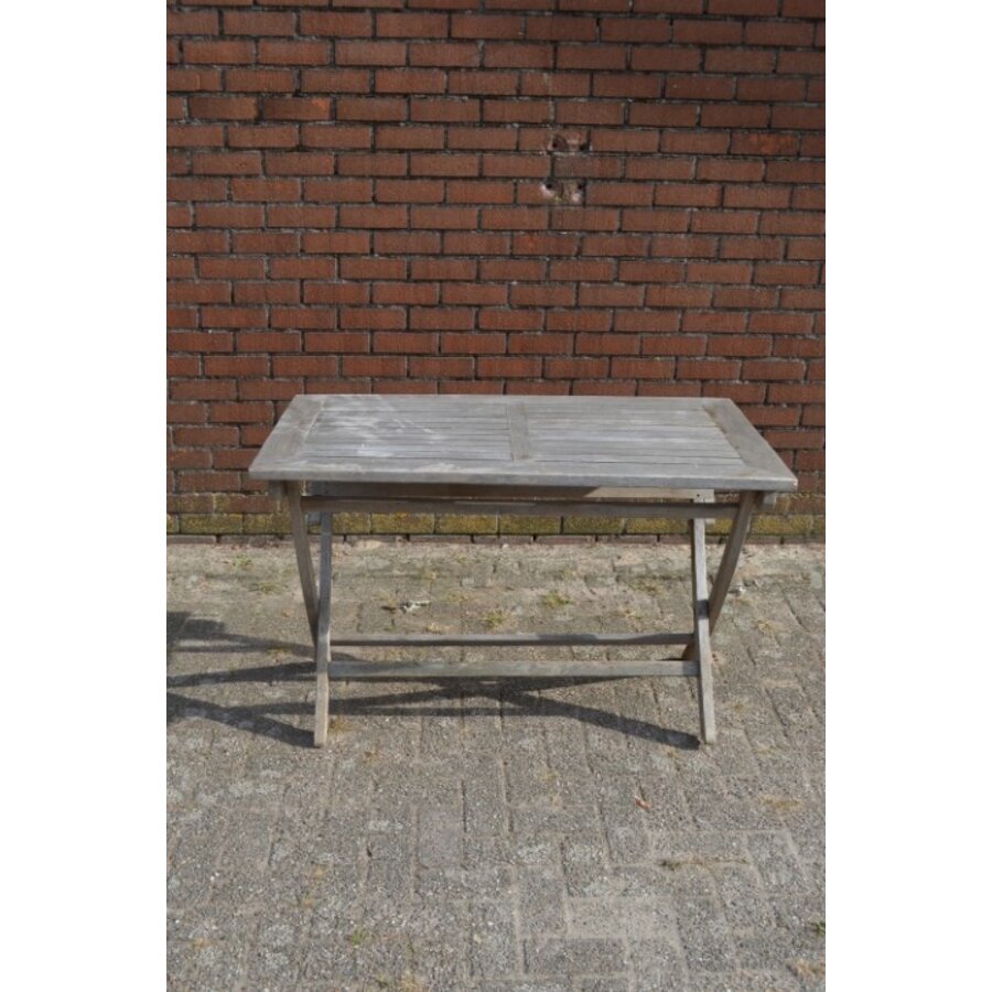 Inklapbare teak tuintafel-4