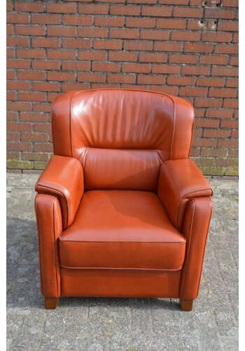 Fauteuil bruin leer 3B 