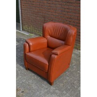 thumb-3B fauteuil bruin rundleer-2