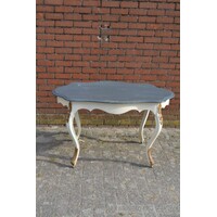thumb-Antieke barok eettafel ovaal-1