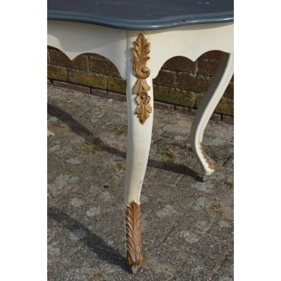 Antieke barok eettafel ovaal-2